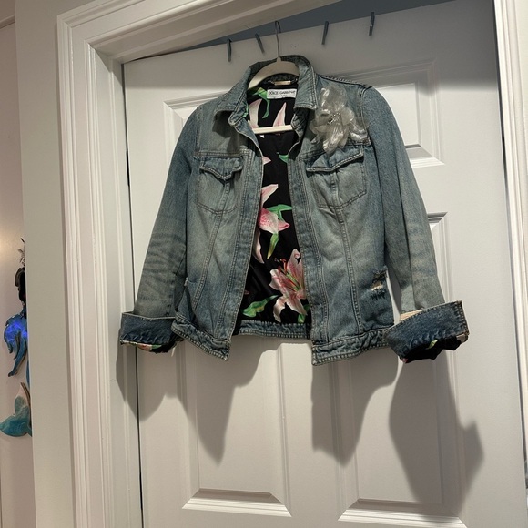 Dolce & Gabbana Jackets & Blazers - Dolce & Gabbana Black Floral Lining Jacket